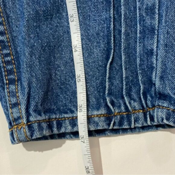 Umgee High Waist Rise Mom Fit Jeans Pintuck Leg 90's Style Size 27 - Picture 12 of 15